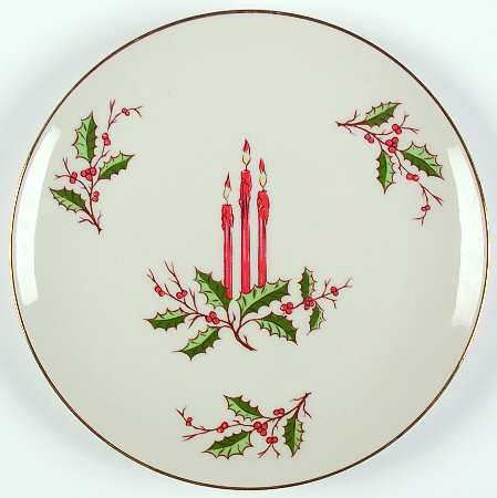 Christmas (Coupe) Salad Plate