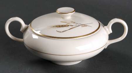 Golden Harvest Sugar Bowl & Lid