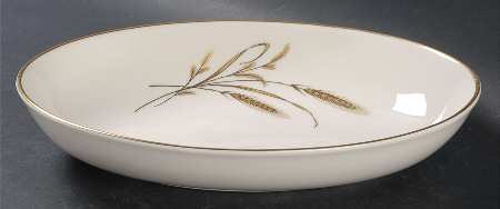 Golden Harvest 10" Oval Vegetable Bowl