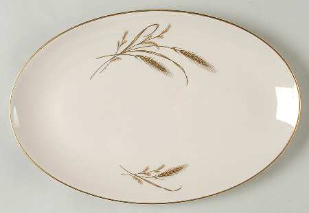 Golden Harvest 12" Oval Serving Platter
