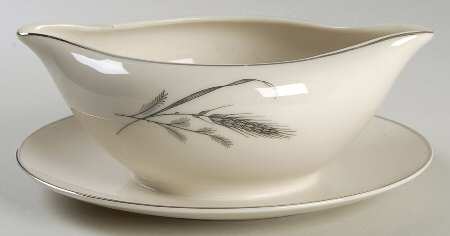 Harvest Time Gravy Boat with Attached Underplate