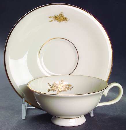 Heirloom Footed Cup & Saucer Set