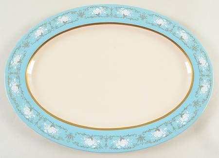 Kenwood Castle Blue 15" Oval Serving Platter