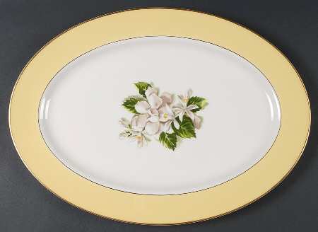 Love Light 15" Oval Serving Platter