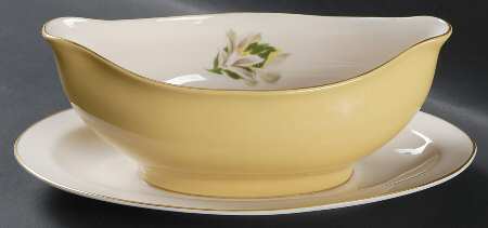Love Light Gravy Boat with Attached Underplate
