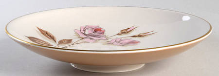 Mission Rose Round Compote (Height X Width)