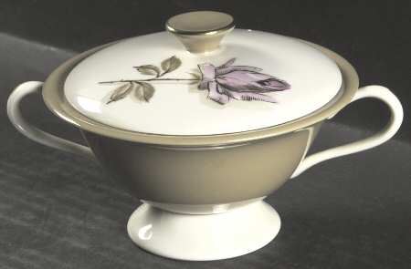 Mission Rose Sugar Bowl & Lid