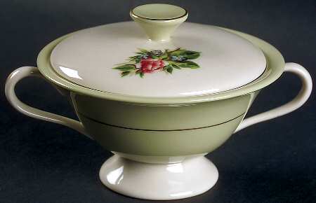 Romance Rose Sugar Bowl & Lid