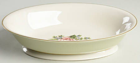 Romance Rose 10" Oval Vegetable Bowl by Fine Arts