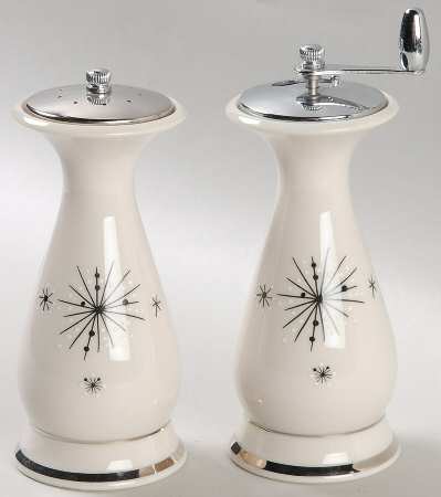 Romance of The Stars Cream Salt Mill & Pepper Mill Set