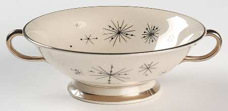 Romance of The Stars Cream Footed Cream Soup Bowl