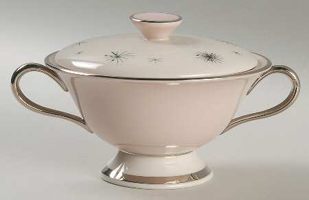 Romance of The Stars Pink Sugar Bowl & Lid