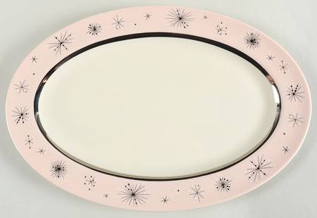 Romance of The Stars Pink 13" Oval Serving Platter