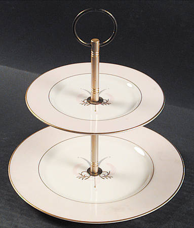 Royal Splendor 2-Tiered Serving Tray (Salad & Bread/Butter Plate)