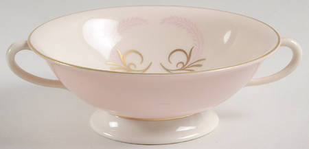 Royal Splendor Footed Cream Soup Bowl
