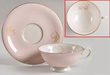 Royal Splendor Footed Cup & Saucer Set