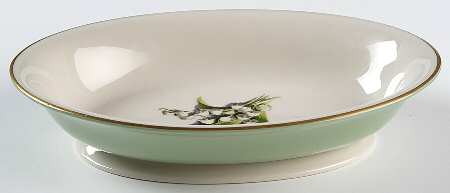 Springtime 8" Oval Vegetable Bowl