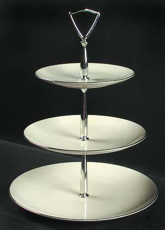 Tranquility 3-Tiered Serving Tray (DP, SP, BB)
