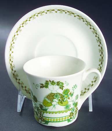 Market Flat Cup & Saucer Set
