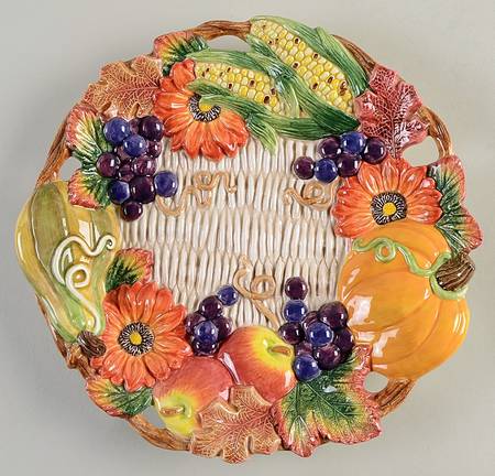 Autumn Bounty Canape Plate