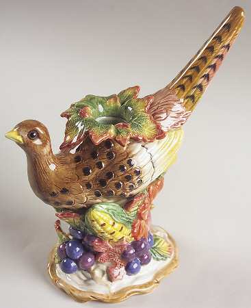 Autumn Bounty Figural Candlestick