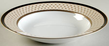Chaumont Creme Large Rim Soup Bowl