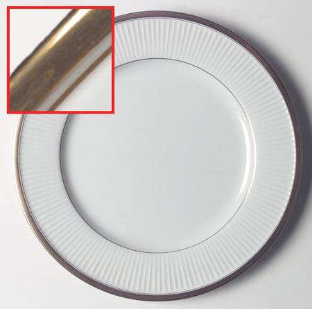 Classique d'Or White (Gold Ring, Verge and Trim) by Fitz and Floyd