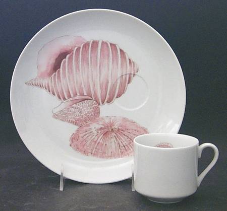 Coquille Snack Plate & Cup Set