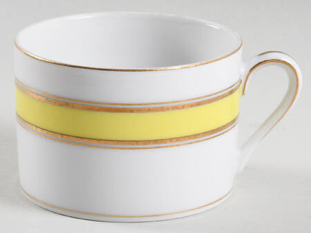 Gold Color Band Flat Cup