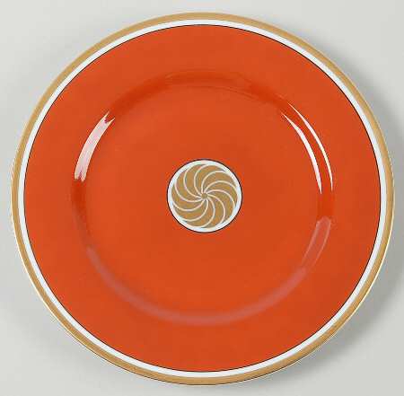 Medaillon d'Or Orange (Terra Cotta) Salad Plate