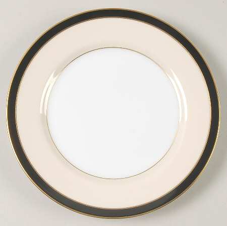 Montmartre Black Bread & Butter Plate