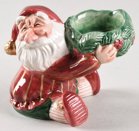 Old World Elf Bud Vase Holder No Glass Vase