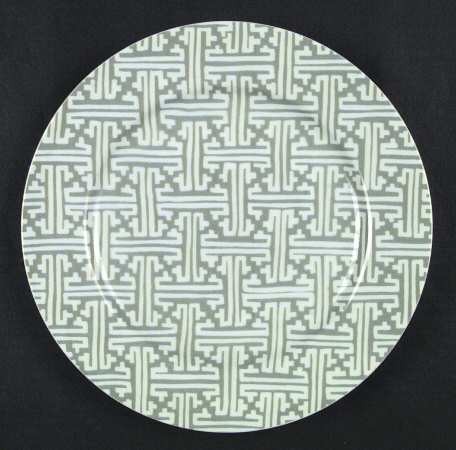 Oriental Geometric Gray by Fitz and Floyd