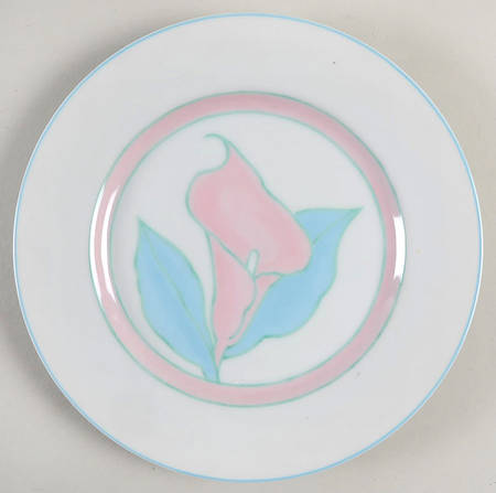 Pastel Garden Salad Plate