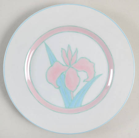 Pastel Garden Salad Plate