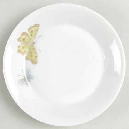 Pastel Poppy (White Background) Saucer for Flat Cup
