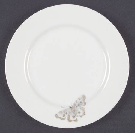 Pastel Poppy (White Background) Bread & Butter Plate