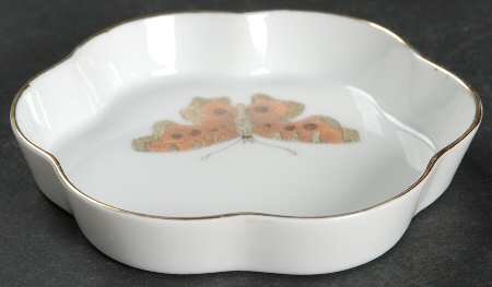 Pastel Poppy (White Background) 4" Ashtray