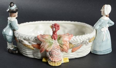 Pilgrims Progress Cranberry Bowl
