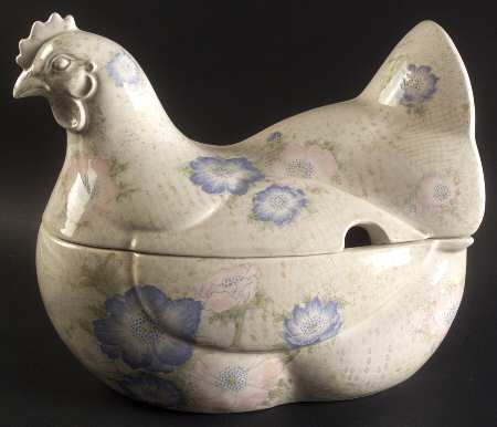 Provence (Pink and Blue Flowers) Tureen &  Lid