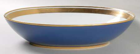 Renaissance Cerulean Blue (Japan) 10" Oval Vegetable Bowl