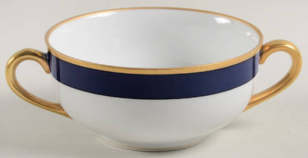 Renaissance Cobalt Blue (Japan) Flat Cream Soup Bowl