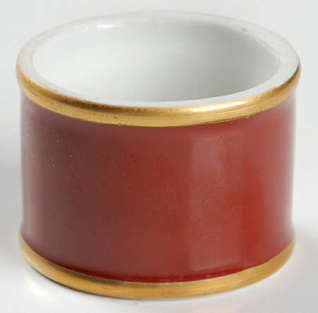 Renaissance Cinnabar Napkin Ring by Fitz and Floyd