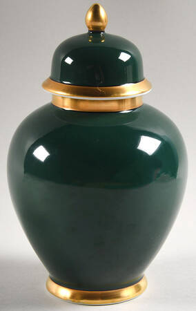 Renaissance Dark Green Medium Ginger Jar & Lid