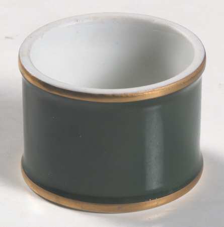 Renaissance Dark Green Napkin Ring by Fitz and Floyd