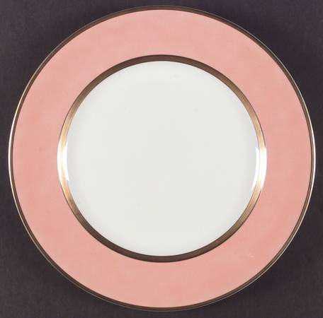Renaissance Peach (Wide Gold Verge Line) by Fitz and Floyd
