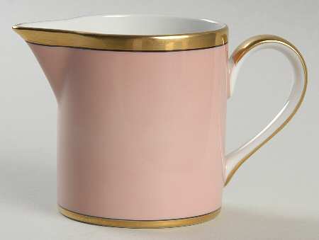 Renaissance Peach (Wide Gold Verge Line) Creamer