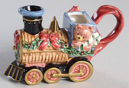 Santa's List Figural Creamer No Lid