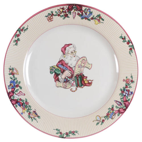Santa's List Dinner Plate