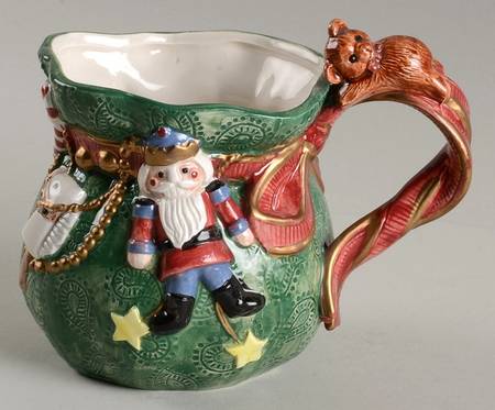 Santa's List Figural Creamer